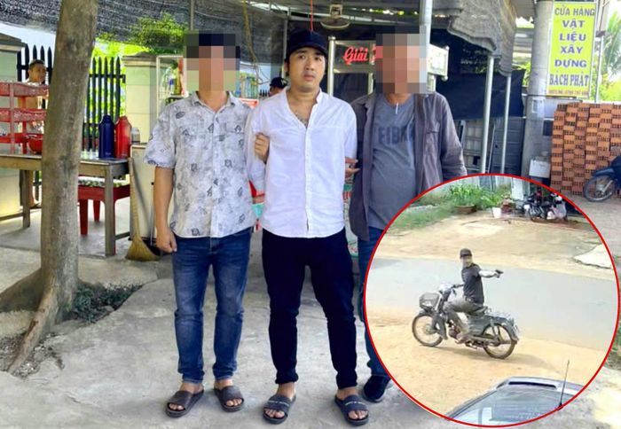 Dương Sỹ Lâm dùng súng đe dọa nhóm truy đuổi sau khi chiếm đoạt 500 nghìn đồng.