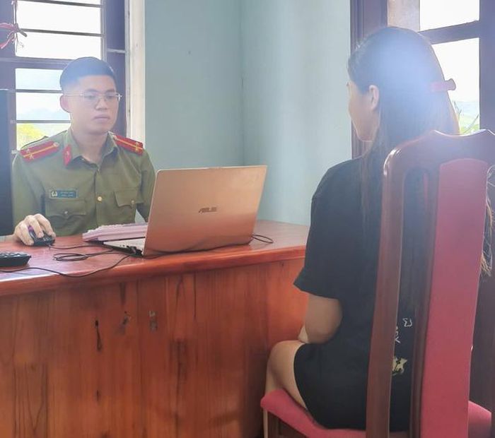 Công an phường Phượng Sơn đã mời những người liên quan lên làm việc - (ảnh CABN).