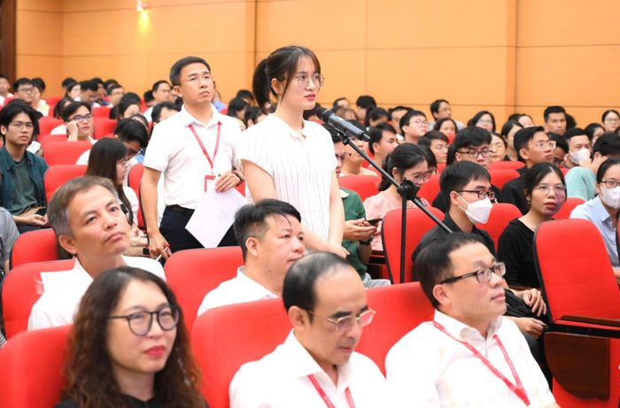 Màn hô tên chọn chuyên ngành bác sĩ nội trú của Trường Đại học Y Hà Nội. (Ảnh: Trường Đại học Y Hà Nội)