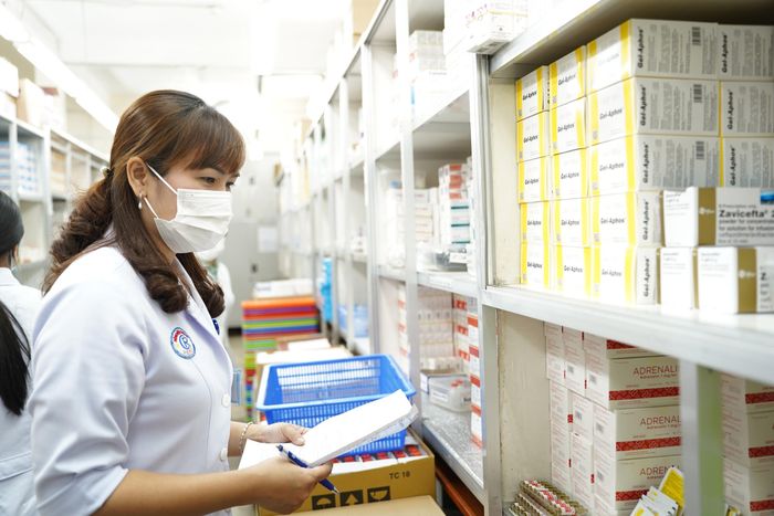 Bộ Y tế và các bệnh viện luôn nỗ lực để đáp ứng nhu cầu sử dụng thuốc trong phòng, điều trị bệnh của nhân dân. Ảnh: BV Chợ Rẫy