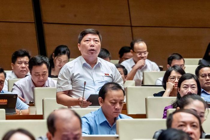 Đại biểu Nguyễn Vũ Trung đoàn ĐBQH Thành phố Hồ Chí Minh. Ảnh: Media Quốc hội