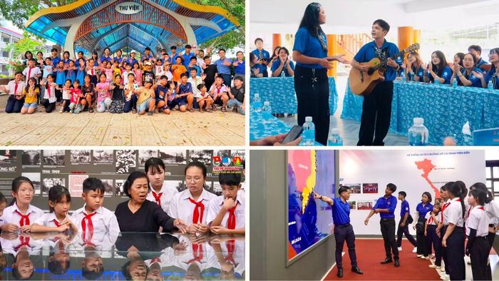  Các hoạt động dành cho thanh thiếu niên và thiếu nhi được Đoàn xã Bàu Lâm đẩy mạnh trong mùa Hè. Ảnh: NVCC. 