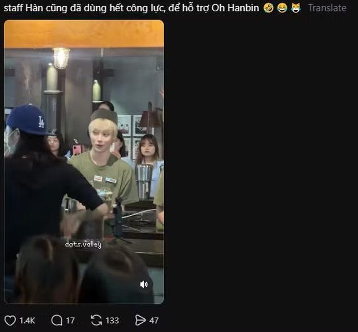 Các fan "rì-viu" nửa ngày đi làm "bận rộn" của Hanbin.