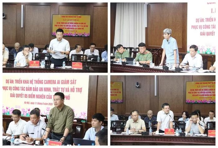 Đại diện các nhà thầu phát biểu tại buổi lễ