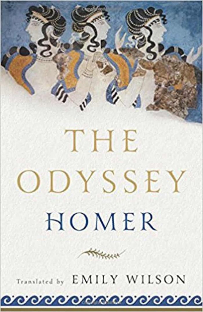  Bìa sách "The Odyssey" được dịch bởi Emily Wilson. Ảnh: The Guardian.