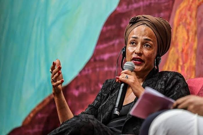  Zadie Smith tại Flip 24. Ảnh: folha.uol 