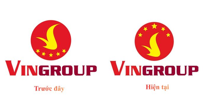  Logo mới của Tập đoàn Vingroup. Ảnh: TN. 