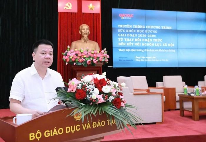 Ông Triệu Ngọc Lâm, Tổng Biên tập Báo Giáo dục và Thời đại trao đổi về việc đưa chính sách vào cuộc sống