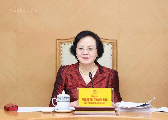 Phó Thủ tướng Phạm Thị Thanh Trà làm Trưởng Ban Chỉ đạo Nhà nước về Du lịch. Ảnh: VGP