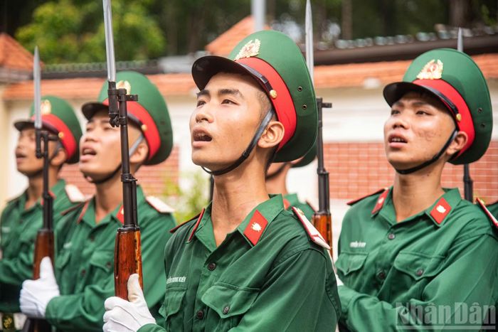 Quyết tâm hoàn thành xuất sắc nhiệm vụ được giao.