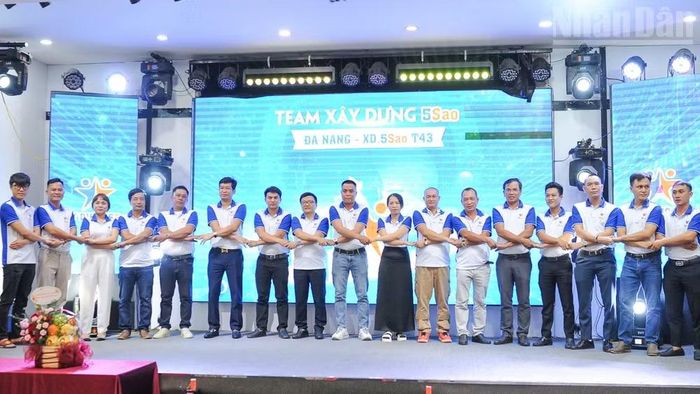 Team Xây dựng 5Sao với 25 thành viên khởi điểm ra mắt tại sự kiện.