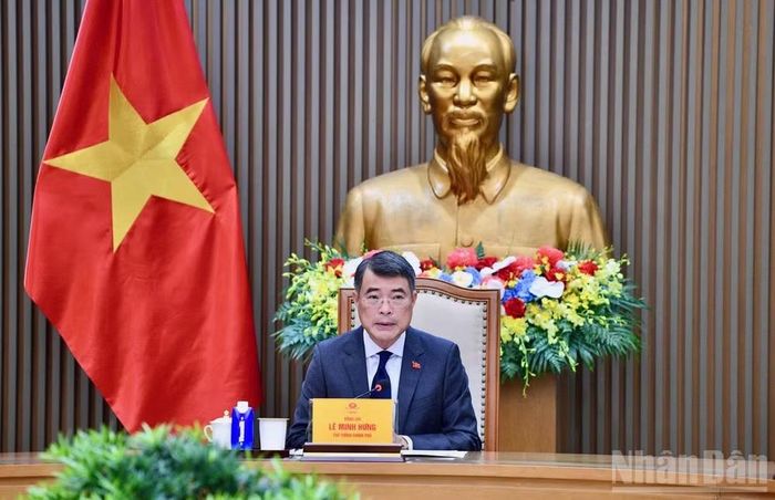 Thủ tướng Chính phủ Lê Minh Hưng đề xuất Việt Nam và Hà Lan tiếp tục tăng cường hơn nữa trao đổi đoàn, nhất là cấp cao, tăng cường củng cố tin cậy chính trị, hướng tới nâng cấp quan hệ lên tầm cao mới (Ảnh: THANH GIANG)