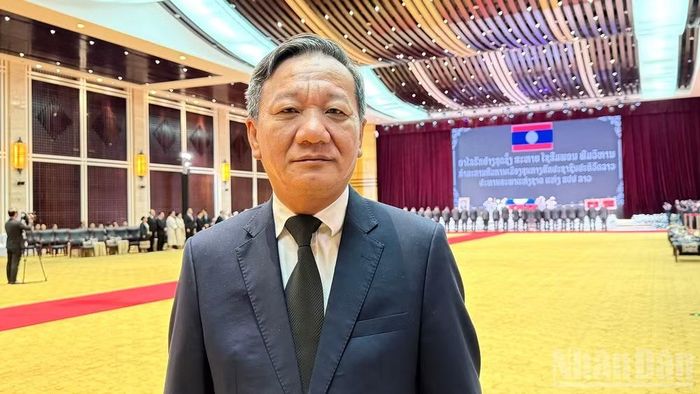 Đại sứ Nguyễn Minh Tâm. (Ảnh: TRỊNH DŨNG)