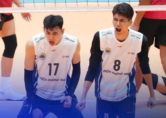 Ngọc Thuân và Duy Tuyến của Biên phòng - MB là nhân tố chủ chốt trong đội hình đội tuyển bóng chuyền nam QĐND Việt Nam tham dự Giải bóng chuyền Quân đội các nước ASEAN mở rộng năm 2026. Ảnh: Bóng chuyền Việt Nam