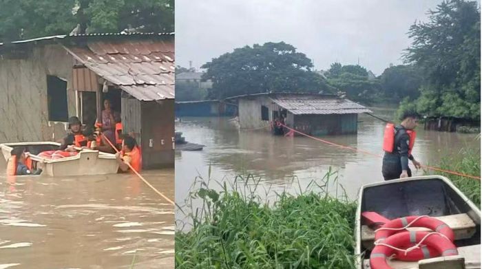  Bão Maymay gây ngập lụt tại Bulacan,Philippines. Ảnh: INQUIRER/SAN ILDEFONSON MDRRMO 