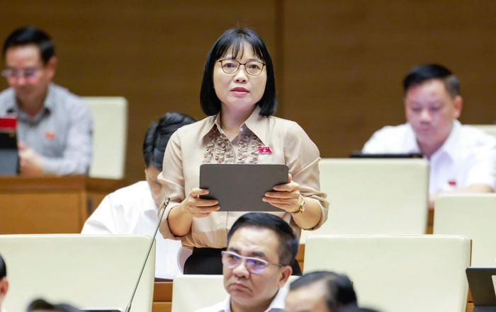 ĐB Nguyễn Thị Việt Nga (TP Hải Phòng). Ảnh: QUANG PHÚC