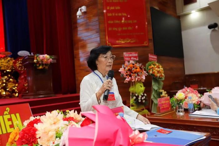Bà Đồng Thị Bạch Tuyết, Chủ tịch Hội Khuyến học tỉnh Đồng Tháp nhiệm kỳ 2026 - 2031.