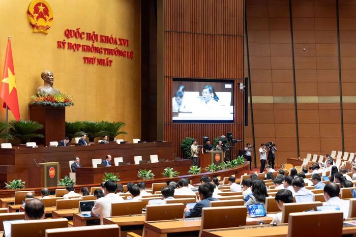 Hội trường Diên Hồng ngày 11/8. Ảnh: quochoi.vn