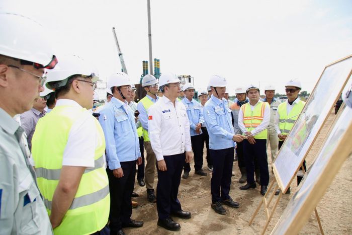 Tổng Giám đốc Petrovietnam Lê Mạnh Cường kiểm tra tiến độ triển khai Nhà máy Điện Ô Môn 3 và Ô Môn 4 thuộc Chuỗi dự án khí - điện Lô B