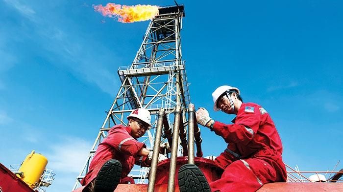 Người lao động PVEP trên giàn Đại Hùng 01