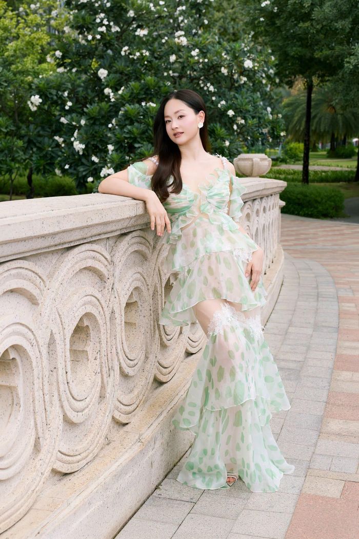 Lan Phương lấy lại vóc dáng và thần thái rạng rỡ. 