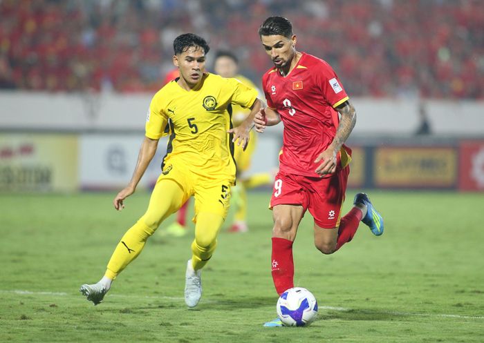 Tuyển Việt Nam thắng dễ Malaysia 3-1 hồi tháng 3. Ảnh: S.N