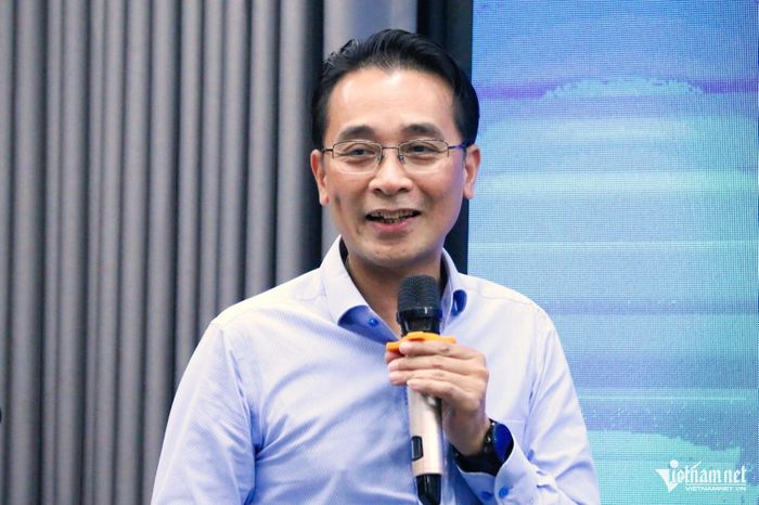 GS Chử Đức Trình, Hiệu trưởng Trường ĐH Công nghệ - ĐH Quốc gia Hà Nội. Ảnh: Thanh Hùng