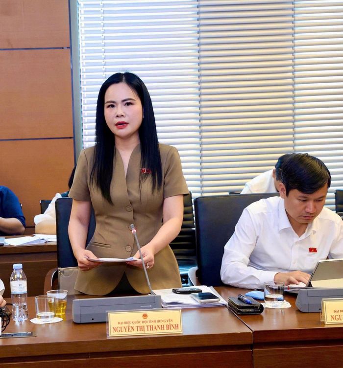Đại biểu Nguyễn Thị Thanh Bình (đoàn Hưng Yên)