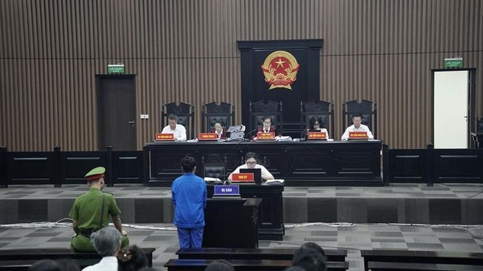 Quang cảnh phiên tòa xét xử bị cáo Phạm Mỹ Hạnh.