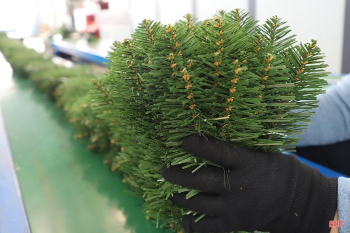 Công ty TNHH Toàn cầu ITB Việt Nam vừa xuất hơn 70.000 sản phẩm cây thông Noel sang Mỹ.