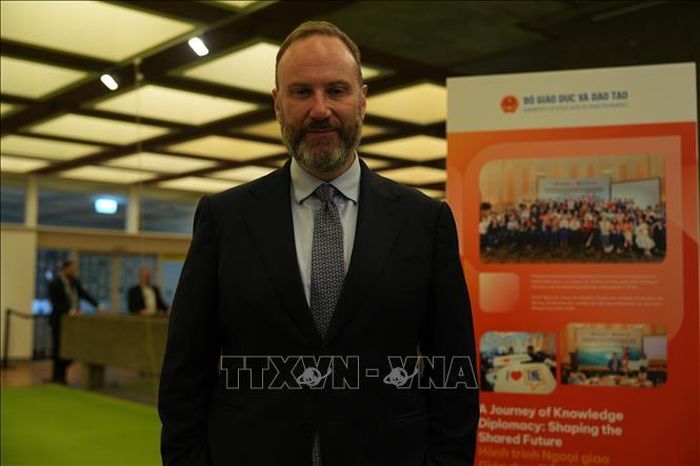 Ông Luke Sheehy, Giám đốc điều hành Hiệp hội các trường Đại học Australia. Ảnh: Trung Trang/PV TTXVN tại Australia