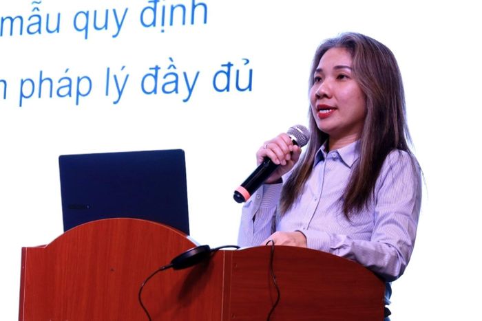 Bà Trần Thị Kim Liên, Phó Trưởng phòng Quản lý Sở hữu trí tuệ và Đổi mới sáng tạo (Sở KH&CN TP Hồ Chí Minh).