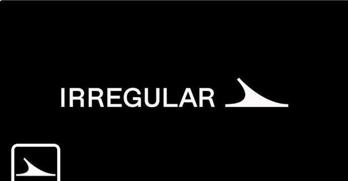 Ảnh chụp màn hình logo của công ty Irregular.