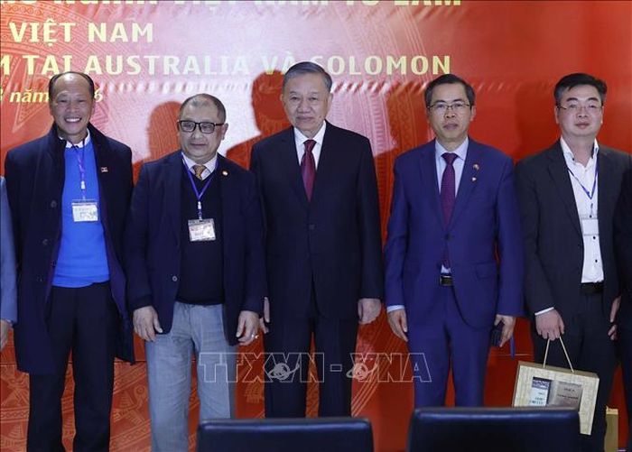 Tổng Bí thư, Chủ tịch nước Tô Lâm và các đại biểu. Ảnh: Thống Nhất/TTXVN