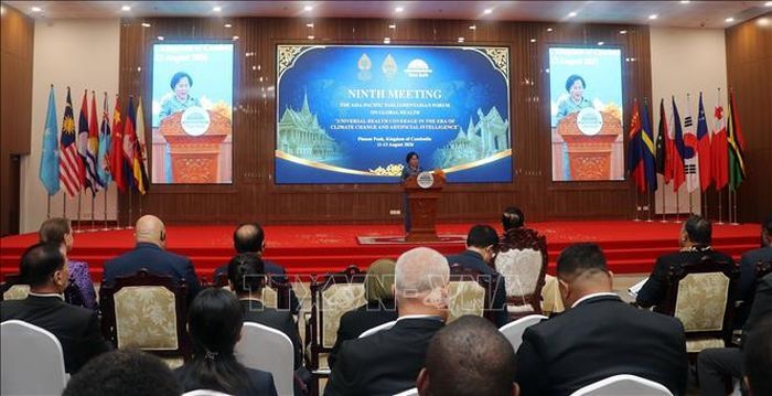 Quang cảnh hội nghị. Ảnh: Minh Hưng/PV TTXVN tại Campuchia