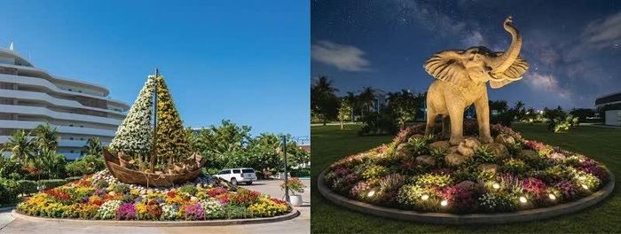 Không chỉ ngập tràn sắc hoa, đến với lễ hội, du khách còn lạc bước vào hành trình “đại ngàn chạm biển xanh”.