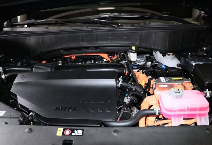 Palisade Hybrid sử dụng động cơ xăng tăng áp 2.5 lít kết hợp hệ thống hybrid TMED-II, cho tổng công suất khoảng 334 mã lực và mô-men xoắn 460 Nm. Ảnh: Hyundai.