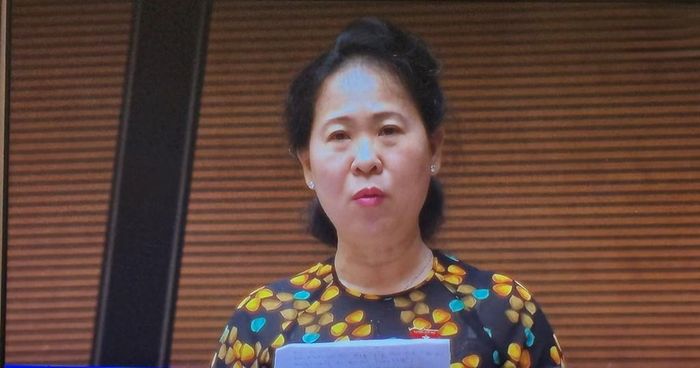 Đại biểu Tô Ái Vang (Đoàn Cần Thơ). Ảnh: Thu Hằng/Bnews.vnanet.vn