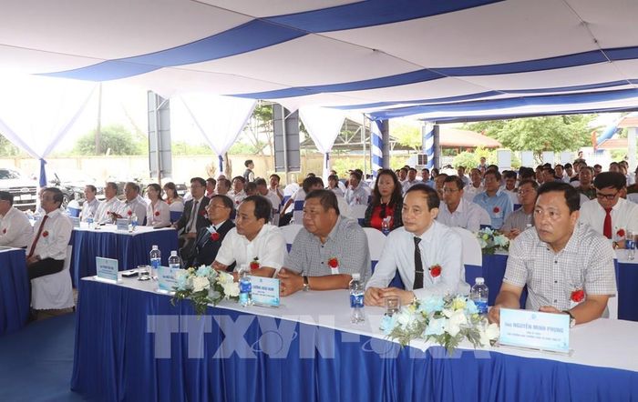 Các đại biểu tham gia buổi lễ. Ảnh: Tuấn Phi - TTXVN
