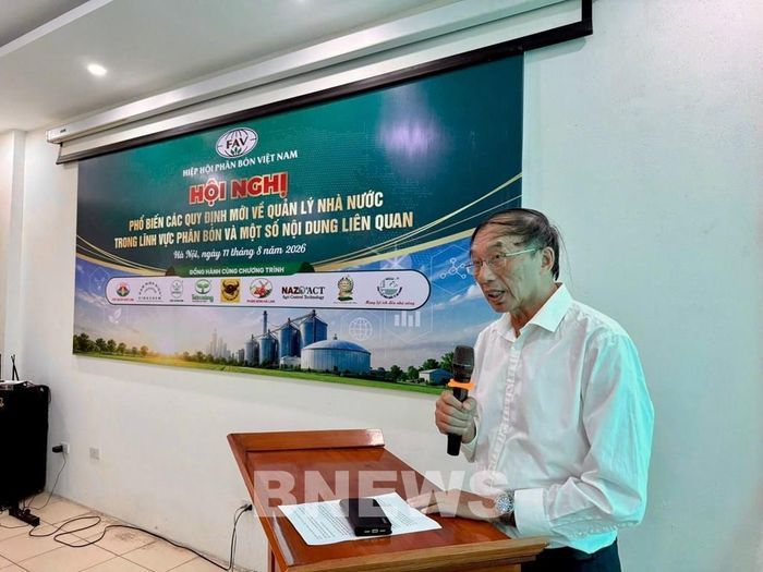 Tiến sĩ Phùng Hà-Chủ tịch Hiệp hội Phân bón Việt Nam. Ảnh: Anh Nguyễn/Bnews/vnanet.vn