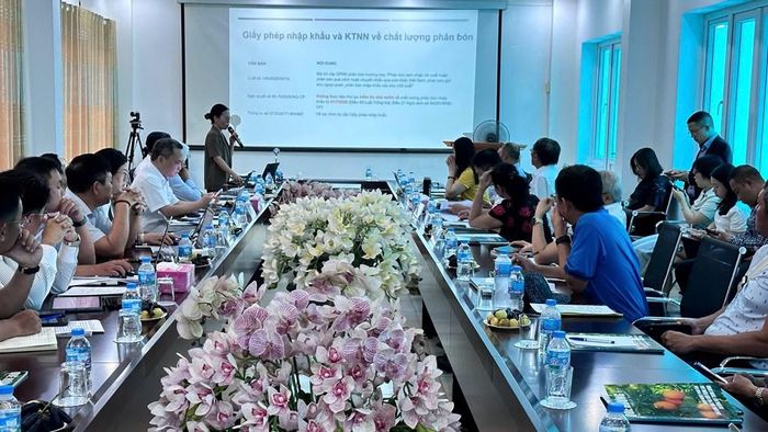 Toàn cảnh Hội nghị: “Phổ biến các quy định mới về quản lý nhà nước trong lĩnh vực phân bón và một số nội dung liên quan”. Ảnh: Anh Nguyễn/Bnews/vnanet.vn