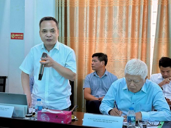 Phó Cục trưởng Cục Trồng trọt và Bảo vệ thực vật (Bộ Nông nghiệp và Môi trường) Nghiêm Quang Tuấn phát biểu. Ảnh: Anh Nguyễn/Bnews/vnanet.vn