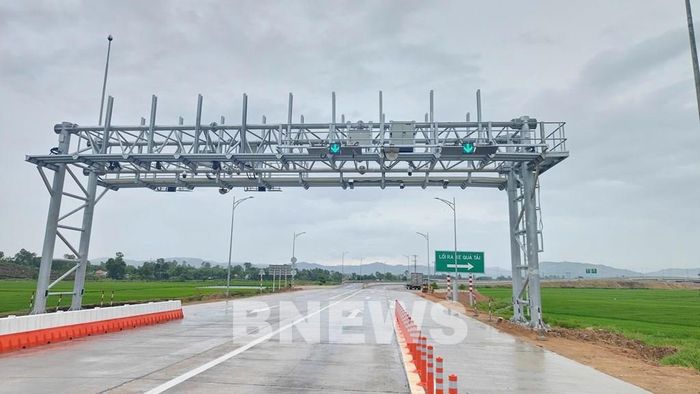 Hạ tầng phục vụ thu phí không dừng trên các cao tốc từ Quảng Ngãi đến Nha Trang sẵn sàng đưa vào khai thác. Ảnh: Bnews/vnanet.vn phát