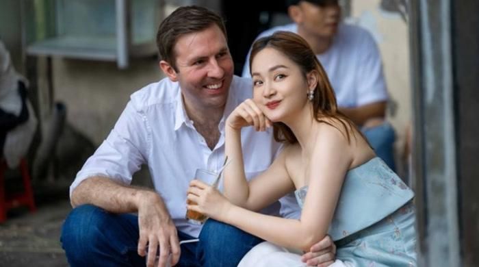 Lan Phương và chồng lúc còn bên nhau.