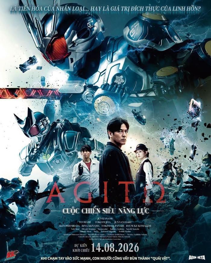 Fan của Kamen Rider sẽ được trải nghiệm bản điện ảnh chất lượng cao qua bộ phim kỉ niệm 25 năm Agito: Cuộc Chiến Siêu Năng Lực.