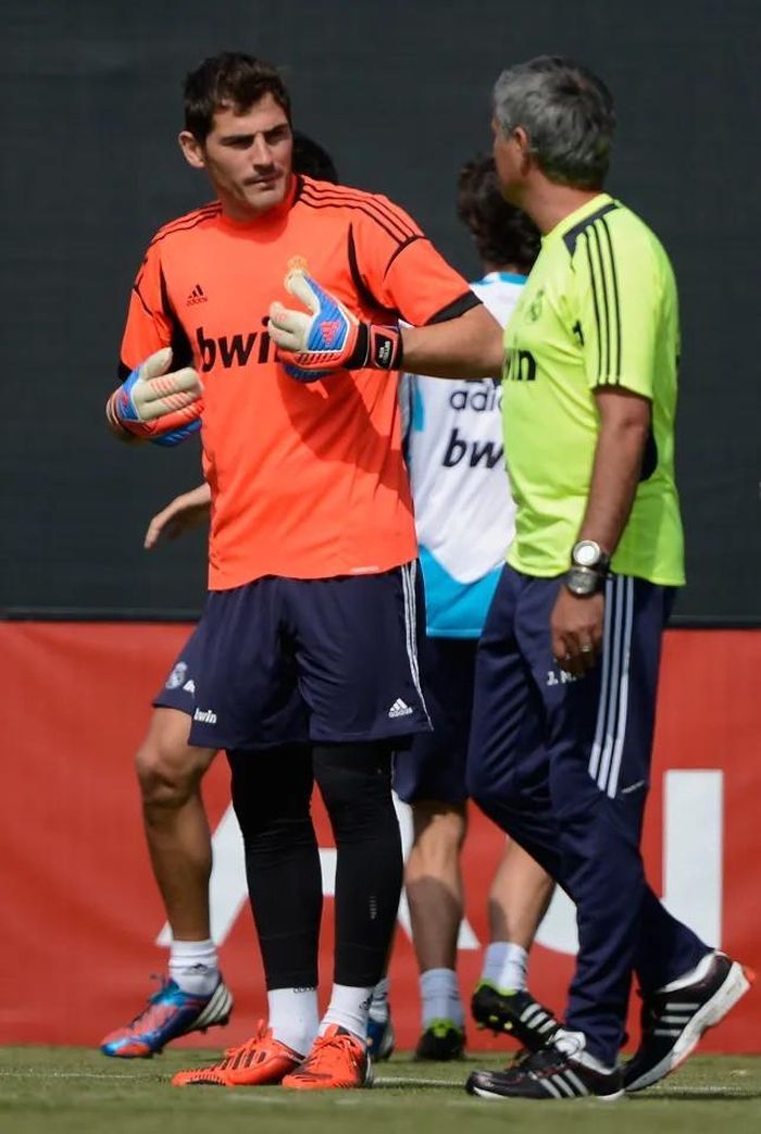 Mourinho và Iker Casillas. Ảnh: Getty Images – Getty