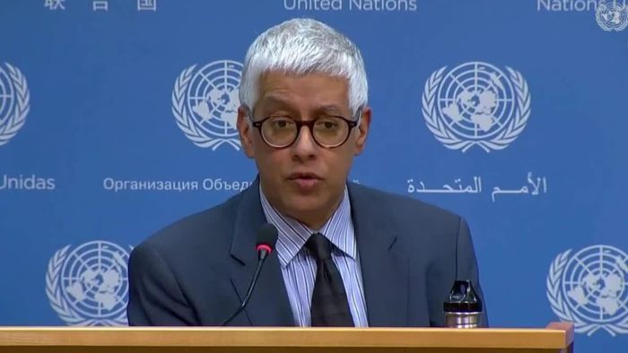 Phó phát ngôn viên LHQ Farhan Haq. Ảnh: UN.