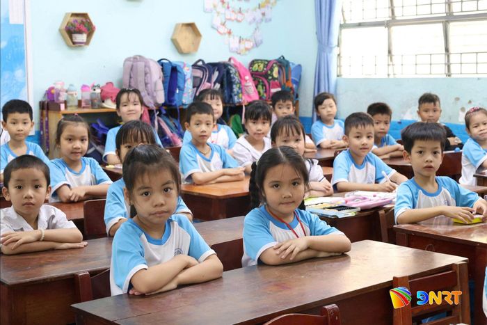 Học sinh Trường Tiểu học Duy Tân trong một giờ học. Ảnh: NGỌC HÀ
