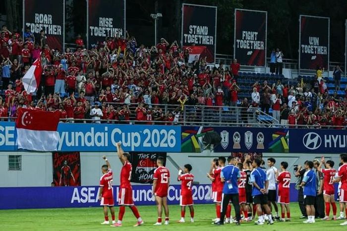 Jalan Besar chỉ có sức chứa 6000 người. Ảnh: THE STRAITS TIMES.