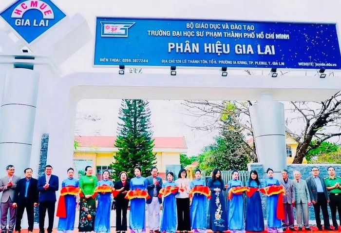 Phân hiệu Trường Đại học Sư phạm TP. Hồ Chí Minh tại Gia Lai có 5 mã ngành với điểm chuẩn trúng tuyển dao động trong khoảng 17-25,5. Ảnh: T.D